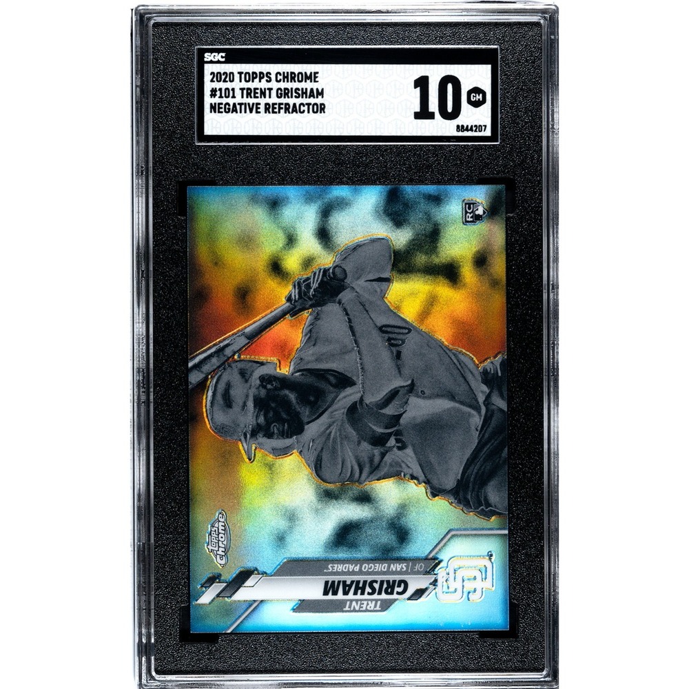 2020 Topps Chrome - Trent Grisham #101 Negative Refractor (RC) SGC 10 GEM